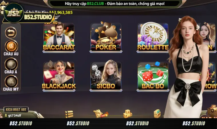 B52 Club | Game Bài Đổi Thưởng Bom Tấn B52club 8 Sảnh Casino trực tuyến thịnh hành